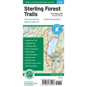 NYNJ Trail Conference Map – Sterling Forest Trails – NY
